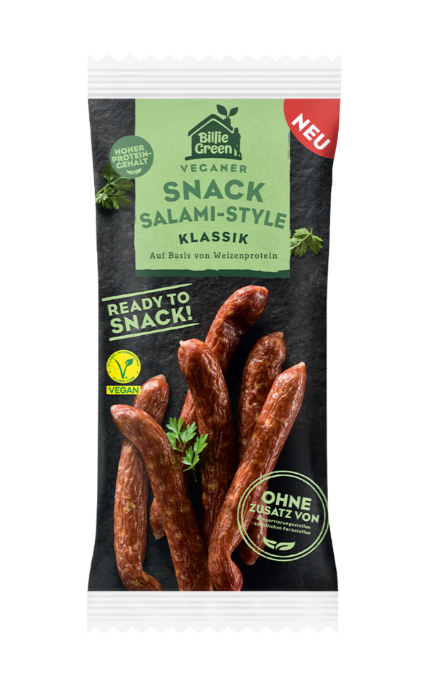Billie Green Veganer Snack Salami-Style Klassik
