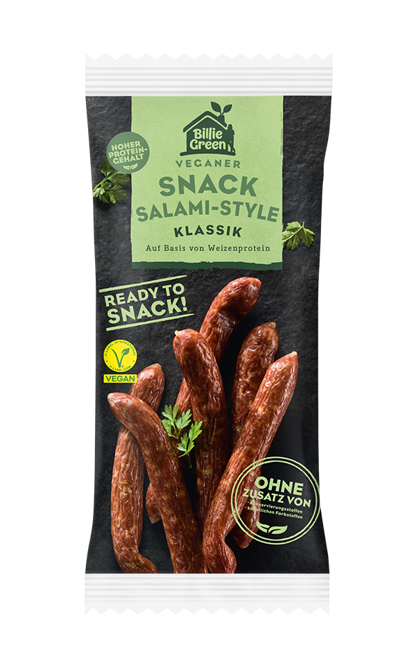 Billie Green Veganer Snack Salami-Style
