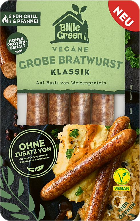 Vegane Grobe Bratwurst Klassik