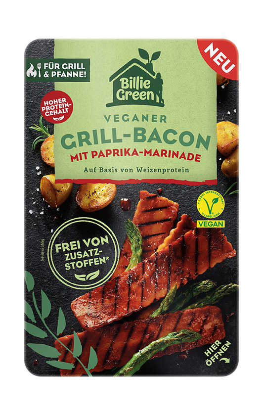 Billie Green Veganer Grill-Bacon